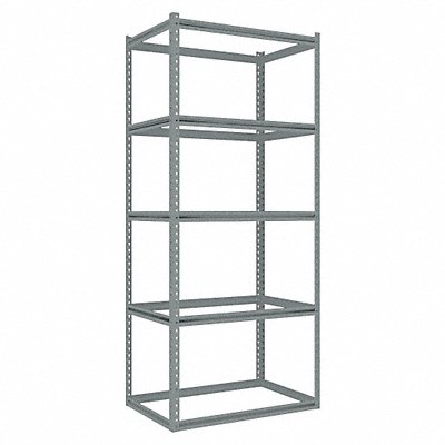 TENNSCO ZB73624S5 Boltless Shelving 24x84x36in Strtr