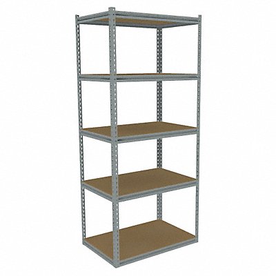 TENNSCO ZB73624S5D Boltless Shelving 24x84x36in Strtr