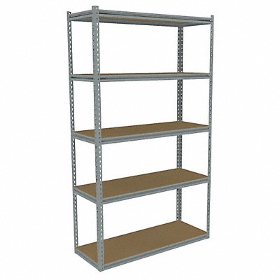 TENNSCO ZB74818S5D Boltless Shelving 18x84x48in Strtr