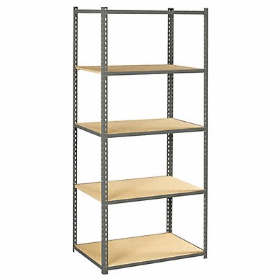 TENNSCO ZA74818S5D Boltless Shelving 18x84x48in Strtr