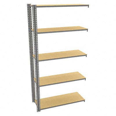 TENNSCO ZA74818A5D Boltless Shelving 18x84x48in AdOn