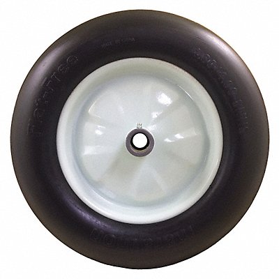 GRAINGER 53CM42 Flat Free Wheel 15-1/2 425 lb.