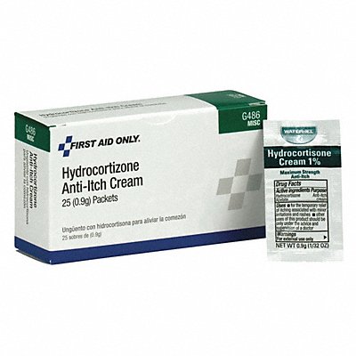 FIRST AID ONLY G486 Topical Anti-Itch 0.03oz Cream PK25