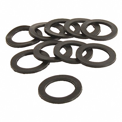 GRAINGER GASK15010G Rubb Gasket 1-1/2 in Hose Coupling PK10