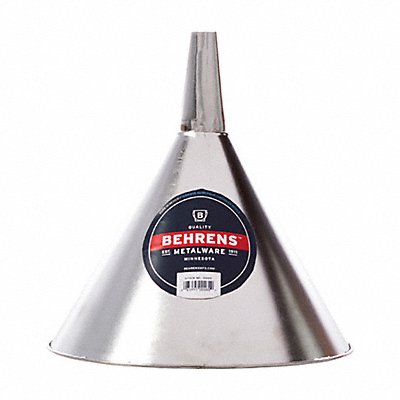 BEHRENS BF60 Funnel 3 qt. 9-1/4inH x x9-1/4inL