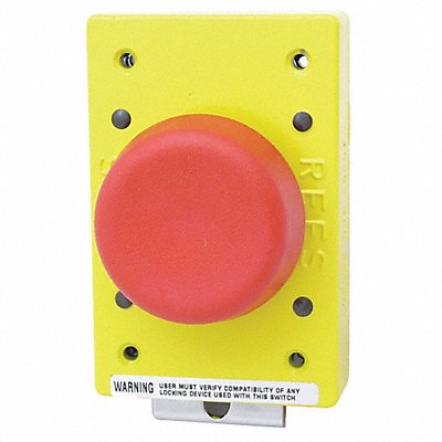 REES 2182002 Emergency Stop Push Button Non Illuminated Red 1NO/1NC
