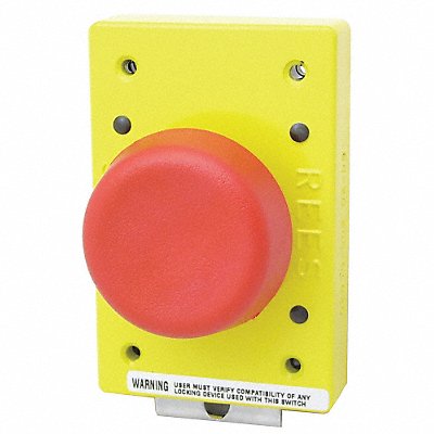 REES 2510002 Emergency Stop Push Button Non Illuminated Red 1NO/1NC