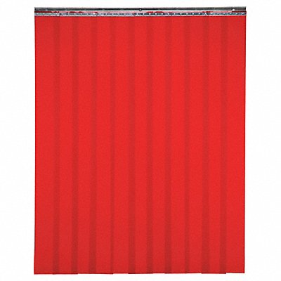 TMI 99900543 Welding Strip Curtain 7 ft H 8 ft W Red
