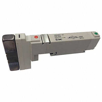 SMC VQ230131 Solenoid Air Control Valve Five-Way 101 psi