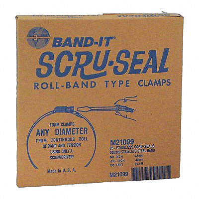 BAND-IT M21199 Scruseals And Racks SS 3 PK10