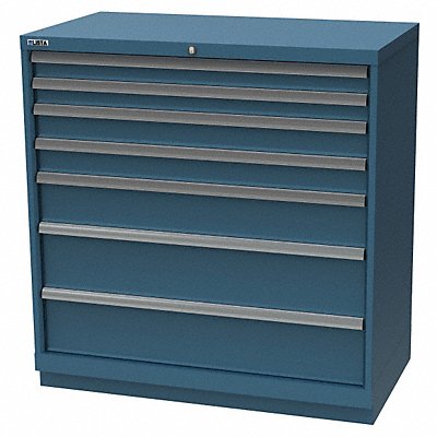 LISTA XSHS09000703CB K3760 Mod Drwr Cab 41-3/4 H 7 Drwr Clssc Blue
