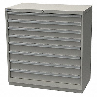 LISTA HS090805AFTKALG K3767 Mod Drwr Cab 41-3/4 H 8 Drwr Light Grey