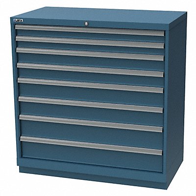 LISTA XSHS09000807CB K3764 Modular Drawer Cabinet 41.75 x40 x22.5 Blu 8Drwr