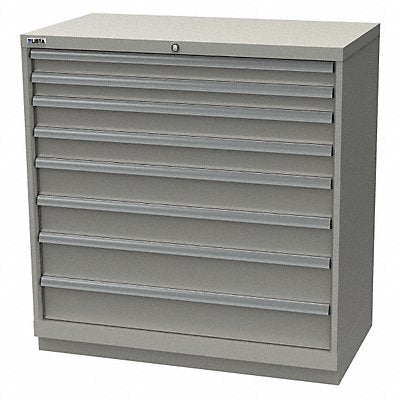LISTA HS090807AFTKALG K3764 Mod Drwr Cab 41-3/4 H 8 Drwr Light Grey