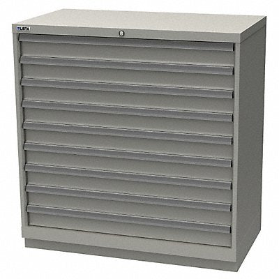 LISTA HS090904AFTKALG K3768 Mod Drwr Cab 41-3/4 H 9 Drwr Light Grey