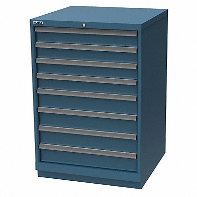 LISTA XSSC09000805CB Modular Drawer Cabinet 41.75 x28 x28.5 Blu 8Drwr