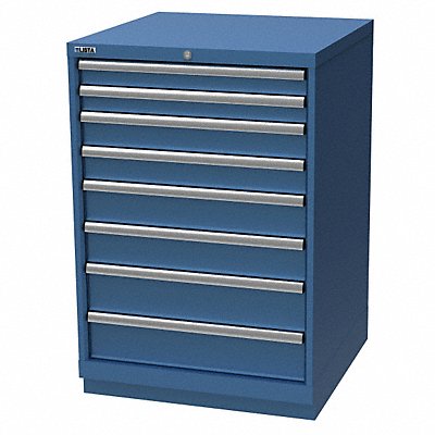 LISTA SC090807AFTKABB K3762 Mod Drwr Cab 41-3/4 H 8 Drwr Bright Blue