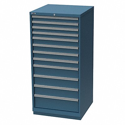 LISTA XSSC13501201CB Modular Drawer Cabinet 57 x28.23 x28.5 Blu 12Drwr