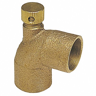 NIBCO 705D34 Vent Elbow Cast Bronze 3/4 Tube CxC
