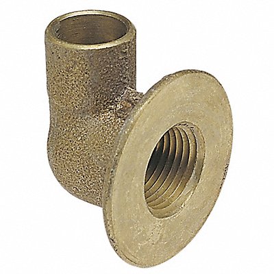 NIBCO 70812 Flanged Sink Elbow 90 Deg Cast BRZ 1/2