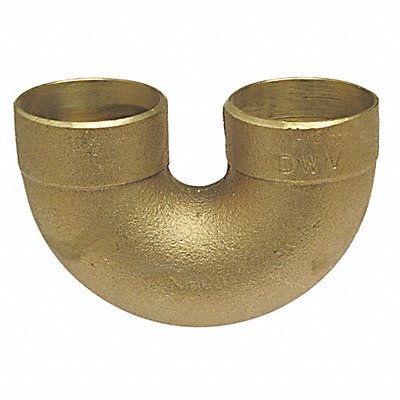 NIBCO 879112 DWV Return Bend Cast Bronze 1-1/2 CxC