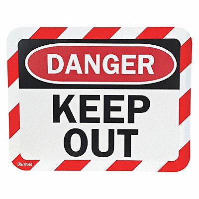 TARIFOLD P194943KP Sign Holder 9 3/4 in x 12 1/8 in PVC PK2