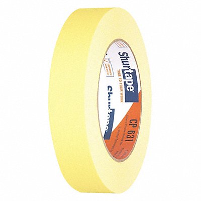 SHURTAPE CP631 Masking Tape 15/16 W 60yd L Yellow PK36