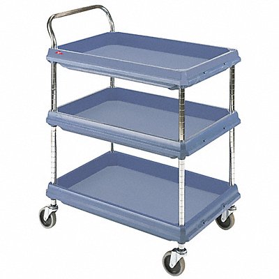 METRO BC26363DMB Utility Cart 400 lb Blue 27 in W
