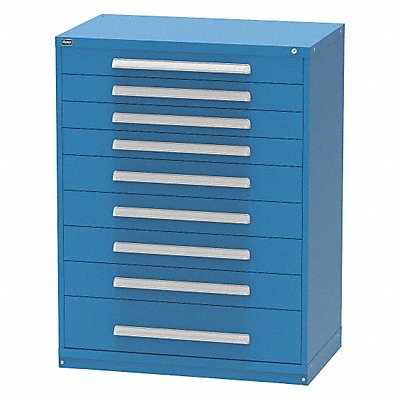 VIDMAR RP3520AL Modular Drawer Cabinet 59 x45 x21.5 DkBlu 9Drwr