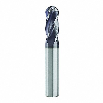 GRAINGER CEM116B4TIALN Ball End Mill 1/16 Dia Carbide