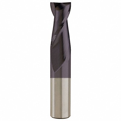 GRAINGER CEM18FL2TIALN End Mill 1/8 Dia 3/4 Cut Carbide