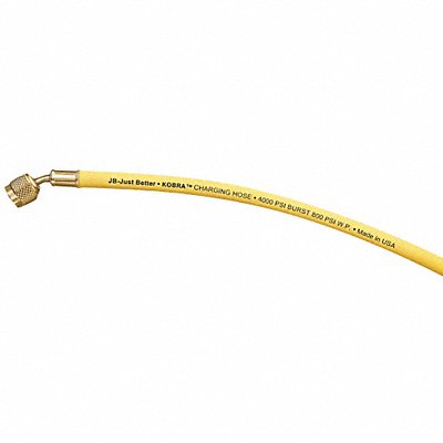 JB INDUSTRIES CLS60Y Charging/Vacuum Hose Low Loss 60 In Yel