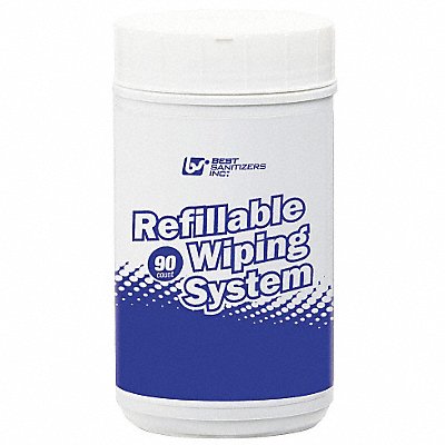 BEST SANITIZERS INC. SS10005P Refill Wiping System 90 ct Canister PK6
