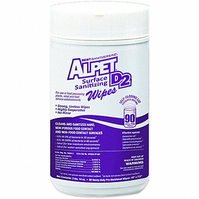 BEST SANITIZERS INC. SSW0001 Sanitizing Wipes 90 ct Canister PK6