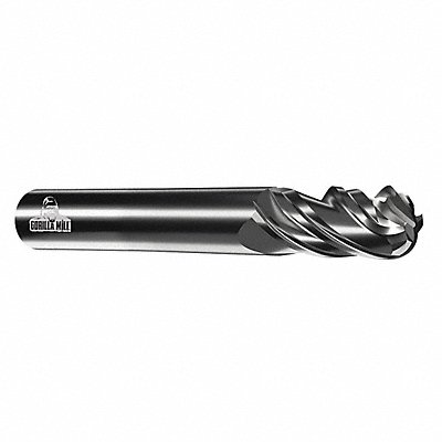 GRAINGER GM14B4 Ball End Mill Single End 1/4 Carbide