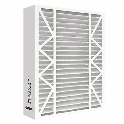 GRAINGER 36PT10 Furn Air Clean Filt MERV 11 20x25x6 2PK