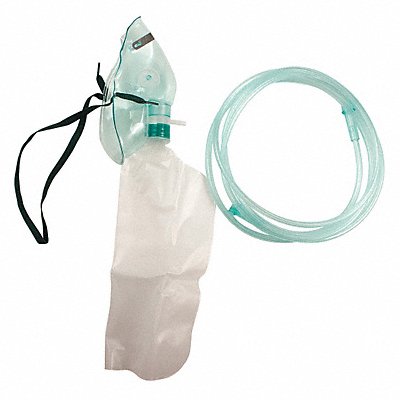 DYNAREX 33052 Hi Concntrt Oxygen Mask Adult Elong PK50