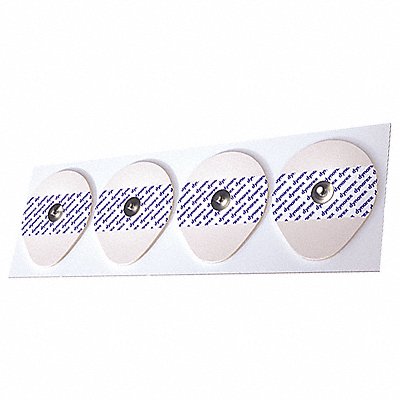DYNAREX 7102 Snap Electrodes Adult White Foam PK600