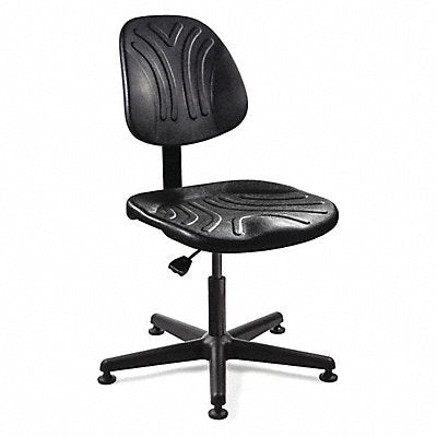 BEVCO 7000D Task Chair Poly Black 15 to 20 Seat Ht