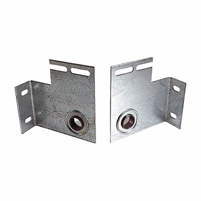 AMERICAN GARAGE DOOR SUPPLY B1BF438 Bearing End Plate 11 Ga 4-3/8 In PR