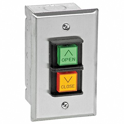 AMERICAN GARAGE DOOR SUPPLY PBC2 Control Station SS 2 Buttons Nema 1