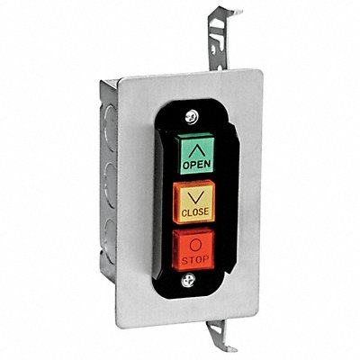 AMERICAN GARAGE DOOR SUPPLY 3BF Control Station 3 Buttons Nema 1