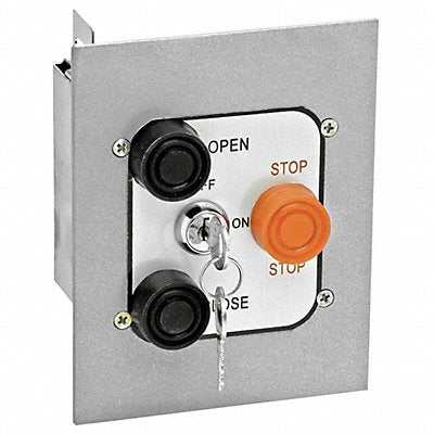 AMERICAN GARAGE DOOR SUPPLY 3BFL Control Station 3 Buttons Flush Mount