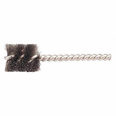 WEILER 21107V Power Tube Brush 1/2in.Dia Carbon Steel