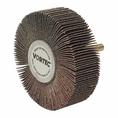 WEILER 30727V Flap Wheel 3 in Dia 1 in W 80 Grit