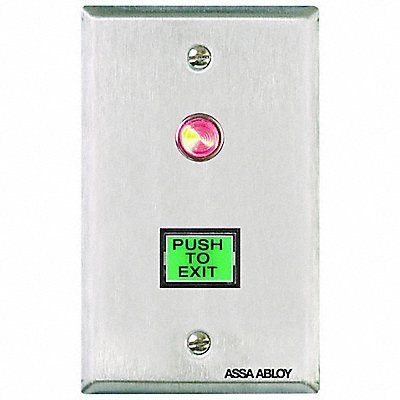 SECURITRON PB3EN Push to Exit Button Wall Mounted