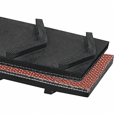 APACHE INC. 2002960224 Conveyor Belt 2Ply 220 Ntrle Blk 24InW