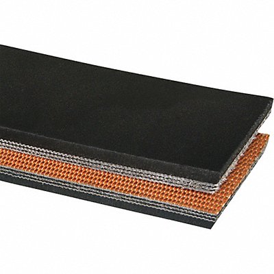 APACHE INC. 2002973418 Conveyor Belt 3Ply 330 Ntrle Blk 18InW