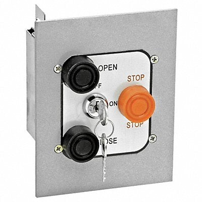 AMERICAN GARAGE DOOR SUPPLY 3BFLX Control Station 3 Buttons With Lockout
