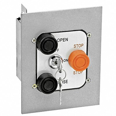 AMERICAN GARAGE DOOR SUPPLY 3BFLM Control Station 3 Buttons Flush Mount